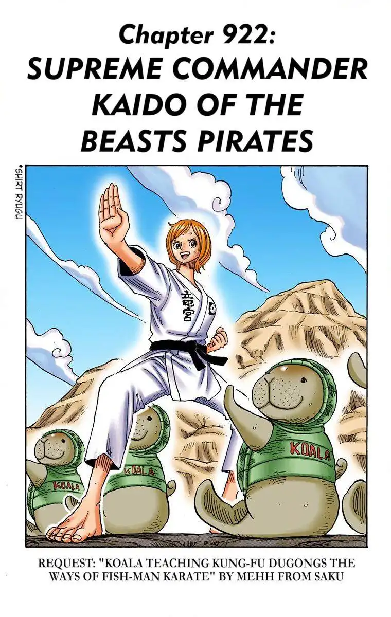 One Piece - Digital Colored Comics Chapter 922 8